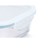 Lunchbox Durchsichtig Silikon Borosilikatglas 2,8 L 29,5 x 9 x 22,8 cm (6 Stück) | Tienda24 - Global Online Shop Tienda24.eu