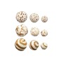 Set of Decorative Balls White Brown (12 Units) | Tienda24 - Global Online Shop Tienda24.eu