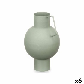 Vase Bereich grün Stahl 15 x 23 x 13 cm (6 Stück) von Gift Decor, Vasen - Ref: S3631332, Preis: 32,67 €, Rabatt: %