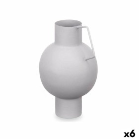 Vaso Sfera Grigio Acciaio 15 x 23 x 13 cm (6 Unità) di Gift Decor, Vasi - Rif: S3631334, Prezzo: 32,67 €, Sconto: %