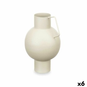 Vase Weiß Eisen 27,5 x 27,5 x 36,5 cm | Tienda24 - Global Online Shop Tienda24.eu