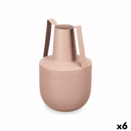 Vase With handles Sand Steel 14 cm (6 Units) by Gift Decor, Vases - Ref: S3631338, Price: 32,67 €, Discount: %