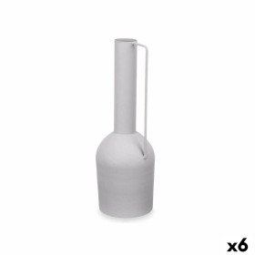 Vase groß Grau Stahl 13 x 39 x 13 cm (6 Stück) von Gift Decor, Vasen - Ref: S3631378, Preis: 52,84 €, Rabatt: %