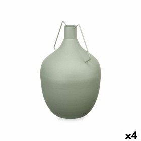 Vase Karaffe grün Stahl 24 x 40 x 24 cm (4 Stück) von Gift Decor, Vasen - Ref: S3631388, Preis: 57,35 €, Rabatt: %