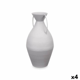 Vase Grey Steel 22 x 43 x 22 cm (4 Units) by Gift Decor, Vases - Ref: S3631398, Price: 57,35 €, Discount: %