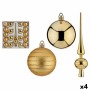 Conjunto de Decorações de Natal Dourado PVC (4 Unidades) de Krist+, Natal - Ref: S3631447, Preço: 40,10 €, Desconto: %