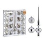 Conjunto de Decorações de Natal Prateado PVC (4 Unidades) | Tienda24 - Global Online Shop Tienda24.eu