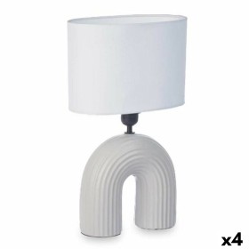 Lampe de bureau Pont 60 W Gris Céramique 26 x 41 x 15,5 cm (4 Unités) de Gift Decor, Lampes de chevet - Réf : S3631494, Prix ...