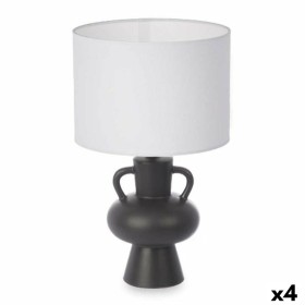 Lampada da tavolo Vaso 40 W Nero Ceramica 24 x 39,7 x 24 cm (4 Unità) di Gift Decor, Lampade da tavolo e abat-jour - Rif: S36...