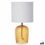 Lampe de bureau Points 40 W Ambre Verre 17 x 31 x 17 cm (4 Unités) de Gift Decor, Lampes de chevet - Réf : S3631502, Prix : 5...