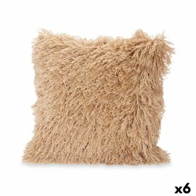 Cushion Beige Cotton Polyester 45 x 2 x 45 cm (6 Units) by Gift Decor, Cushions - Ref: S3631546, Price: 66,36 €, Discount: %