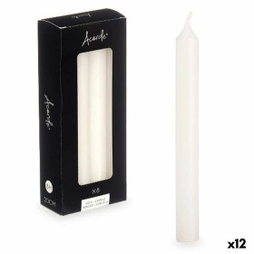 Set di Candele Bianco 2 x 2 x 20 cm (12 Unità) di Acorde, Candele - Rif: S3631554, Prezzo: 27,94 €, Sconto: %