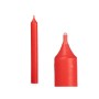 Candle Set Red 2 x 2 x 15 cm (12 Units) | Tienda24 - Global Online Shop Tienda24.eu