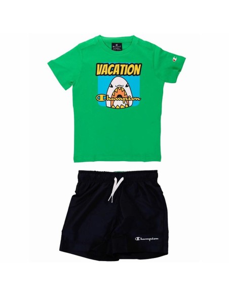 Children's Sports Outfit Champion Green 2 Pieces | Tienda24 Tienda24.eu