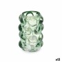 Portacandele Microsfere Verde Cristallo 8,4 x 12,5 x 8,4 cm (12 Unità) di Gift Decor, Candelieri e portacandele - Rif: S36316...