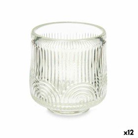 Candle Holder Silver Aluminium 4,5 x 9 x 6 cm (24 Units) | Tienda24 - Global Online Shop Tienda24.eu