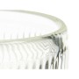 Bougeoir Rayures Transparent Verre 7,5 x 7,8 x 7,5 cm (12 Unités) de Gift Decor, Bougeoirs et chandeliers - Réf : S3631692, P...