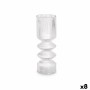 Jarrón Rayas Transparente Cristal 8 x 23 x 8 cm (8 Unidades) de Gift Decor, Jarrones - Ref: S3631700, Precio: 51,92 €, Descue...