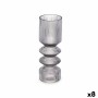 Vase Rayures Gris Verre 8 x 23 x 8 cm (8 Unités) de Gift Decor, Vases - Réf : S3631702, Prix : 51,92 €, Remise : %