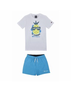 Ensemble de Sport pour Enfants Adidas Badge of Sport Summer Corail | Tienda24 Tienda24.eu