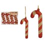 Ensemble Décorations de Noël Bâton 8 Pièces Rouge Doré Plastique 6,5 x 1 cm (24 Unités) de Krist+, Noël - Réf : S3631735, Pri...