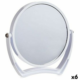 Magnifying Mirror White Crystal Plastic 19 x 18,7 x 2 cm (6 Units) by Berilo, Bathroom Mirrors - Ref: S3631743, Price: 32,74 ...