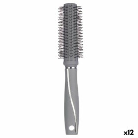 Round Brush Grey Silicone Plastic (12 Units) by Berilo, Hairbrushes - Ref: S3631748, Price: 20,51 €, Discount: %