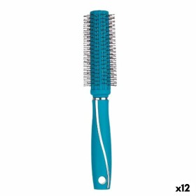 Round Brush Green Silicone Plastic (12 Units) by Berilo, Hairbrushes - Ref: S3631749, Price: 19,60 €, Discount: %