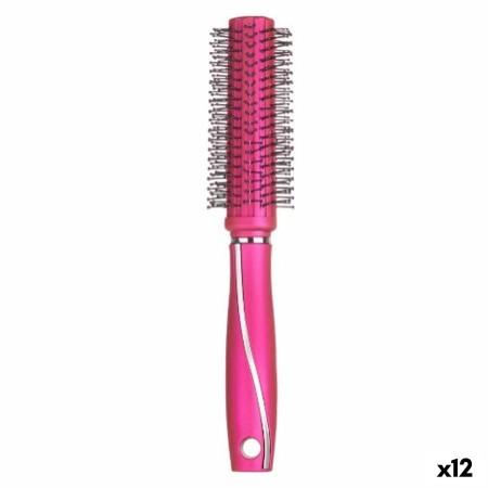 Cepillo Redondo Fucsia Silicona Plástico (12 Unidades) de Berilo, Cepillos para el pelo - Ref: S3631750, Precio: 19,54 €, Des...