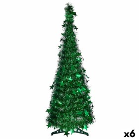 Árbol de Navidad Verde Espumillón 37 x 37 x 105 cm (6 Unidades) de Krist+, Navidad - Ref: S3631778, Precio: 71,08 €, Descuent...