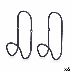 Hangers Black Metal Set 2 Pieces (6 Units) by Gift Decor, Coat Hooks - Ref: S3631847, Price: 22,83 €, Discount: %