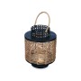 Lanterna Nero Metallo 17 x 23 x 17 cm (4 Unità) Rattan | Tienda24 - Global Online Shop Tienda24.eu