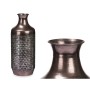 Vase Silver Metal 16 x 42 x 16 cm (4 Units) With relief by Gift Decor, Vases - Ref: S3631882, Price: 52,60 €, Discount: %