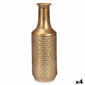 Vase Golden Metal 14 x 46 x 14 cm (4 Units) With relief by Gift Decor, Vases - Ref: S3631892, Price: 58,48 €, Discount: %