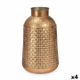 Jarrón Dorado Metal 22,5 x 39,5 x 22,5 cm (4 Unidades) Con relieve de Gift Decor, Jarrones - Ref: S3631894, Precio: 58,48 €, ...