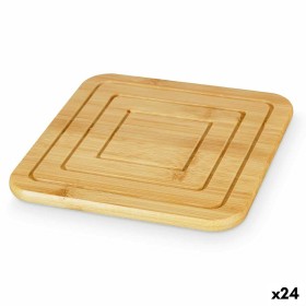 Salvamantel Natural Bambú 19 x 1 x 19 cm (24 Unidades) Cuadrado de Kinvara, Salvamanteles - Ref: S3631898, Precio: 35,94 €, D...