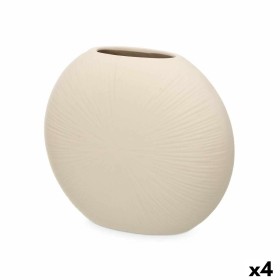 Vase Beige aus Keramik 29 x 26 x 11 cm (4 Stück) kreisförmig von Gift Decor, Vasen - Ref: S3631945, Preis: 43,89 €, Rabatt: %