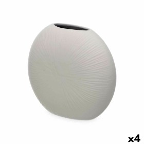 Vase Blanc Fer 15 x 15 x 60,5 cm | Tienda24 - Global Online Shop Tienda24.eu