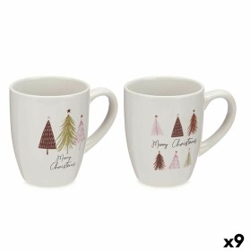 Tazza Bianco Porcellana Albero di Natale 350 ml (9 Unità) di Krist+, Tazze - Rif: S3631981, Prezzo: 14,40 €, Sconto: %