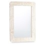 Specchio da parete Bianco Marrone Legno di mango Curva 90 x 60 x 2 cm | Tienda24 - Global Online Shop Tienda24.eu