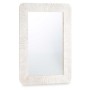 Specchio da parete Bianco Marrone Legno di mango Righe 90 x 60 x 2 cm di Gift Decor, Specchi da parete - Rif: S3632049, Prezz...