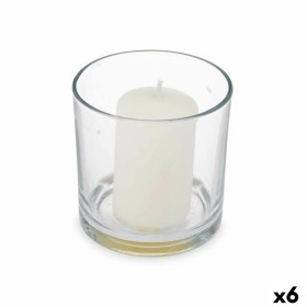 Scented Candle 10 x 10 x 10 cm (6 Units) Glass Cotton by Acorde, Candles - Ref: S3632129, Price: 10,83 €, Discount: %