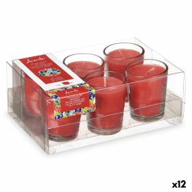 Scented Candle Set 16 x 6,5 x 11 cm (12 Units) Glass Red fruits by Acorde, Candles - Ref: S3632133, Price: 31,47 €, Discount: %