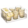 Scented Candle Set 16 x 6,5 x 11 cm (12 Units) Glass Vanilla by Acorde, Candles - Ref: S3632137, Price: 31,47 €, Discount: %