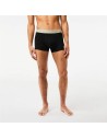 Herren-Boxershorts Lacoste Contrasting Waistband 3 Stück Schwarz | Tienda24 Tienda24.eu