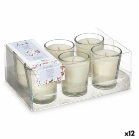 Scented Candle Set 16 x 6,5 x 11 cm (12 Units) Glass Cotton by Acorde, Candles - Ref: S3632145, Price: 31,47 €, Discount: %