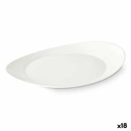 Assiette plate Blanc verre 30,5 x 3 x 26 cm (18 Unités) | Tienda24 - Global Online Shop Tienda24.eu