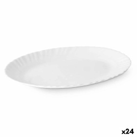 Serving Platter White Glass 25 x 2 x 19 cm (24 Units) by Vivalto, Plates and dishes - Ref: S3632187, Price: 29,37 €, Discount: %