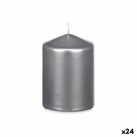 Candle Silver 7 x 10 x 7 cm (24 Units) | Tienda24 - Global Online Shop Tienda24.eu