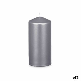 Kerze Silberfarben 7 x 15,5 x 7 cm (12 Stück) von Acorde, Kerzen - Ref: S3632203, Preis: 38,96 €, Rabatt: %